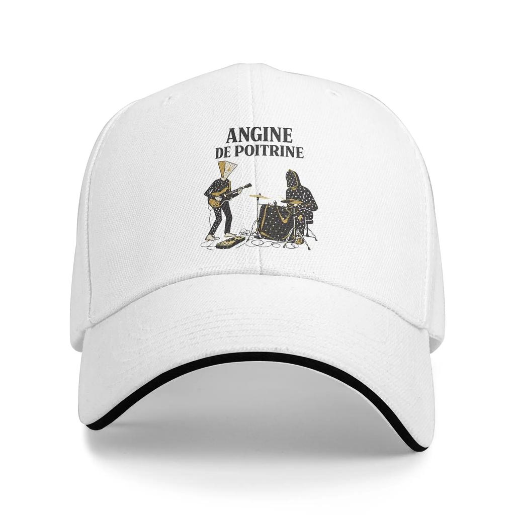 Angine De Poitrine Baseball Cap Retro Sherpa Unisextra Sandwich Hat Unisex Style Adjustable Hats Cap Workouts