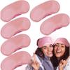 Маска для сна на глаза для комфорта и блокировки света с регулируемым ремешком, набор из 6 штук, чехол-повязка из полиэстера для улучшения сна