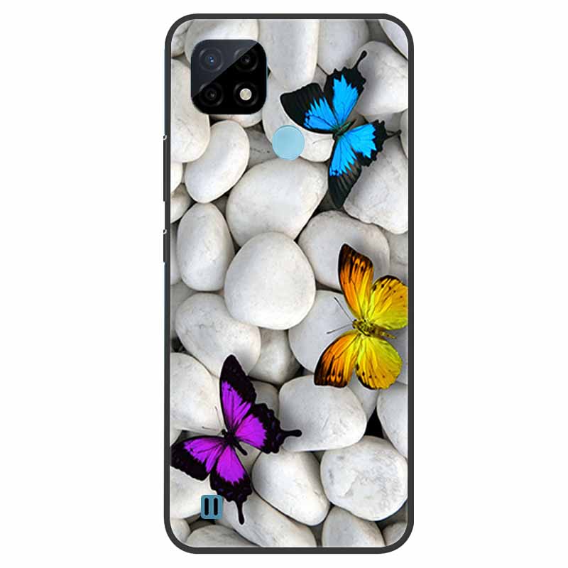 Для Realme C21 чехол противоударный мягкий силиконовый чехол из ТПУ для Realme C31 C21Y C25S C25 чехлы для телефонов Realme C21 C31 милый мультфильм