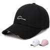 Solid Color Unisex Baseball Cap Outdoor Adjustable Embroidered Caps Women Men Spring Summer Sun Visor Hat EMA
