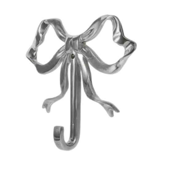 Metal Bow Shape Wall Hooks Decorative Key Bag Hanging Hook Load-bearing Towel Hat Jacket Key Holder for Home Decor