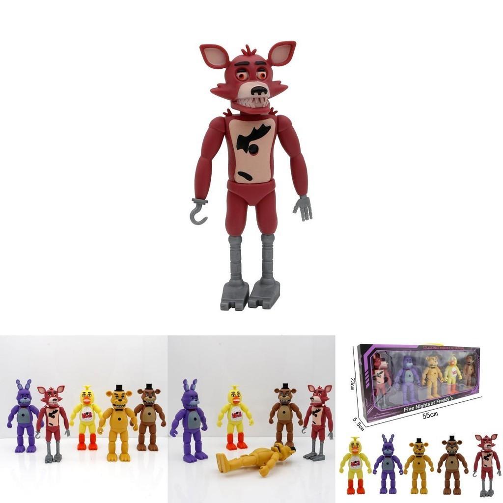 Набор игрушек - фигурок для экшена Five Nights At Freddy's. Безопасный, нетоксичный и предназначен для детей от 3 лет и старше.