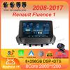 Для Renault Fluence 1 2008-2017 Автомобильное радио Android 14 Беспроводной Carplay Авто Мультимедийный Плеер Навигация Стерео GPS Головное Устройство DSP