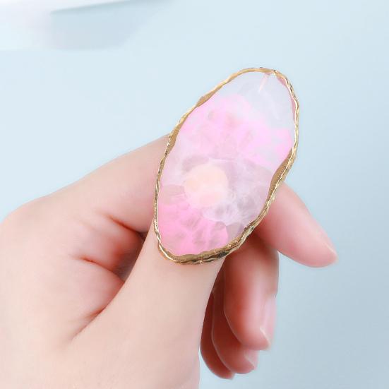 Yousheng Nail Color Plate носимый дисплей гладкая смола палитра цветов ногтей гель-лак смешивание пластина для маникюра