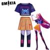 GMXIA Косплей женской группы в роли Руми, K-POP женская группа Zoe Mira и женский костюм для косплей-выступлений, женские юбочные костюмы