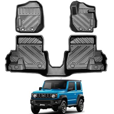 Suzuki Jimny JB64 JB74 3D Коврики для пола Jimny 3D Коврики для пола для автоматической коробки передач Материал TPE Заказные детали Водонепроницаемые Устойчивые к пятнам Специально