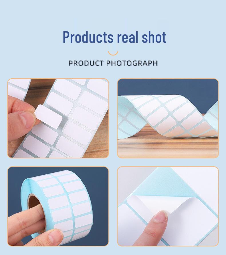 Прочная самоклеящаяся термобумага для электронных весов - наклейки со штрихкодом (Размеры: 80x60, 50x40, 30)