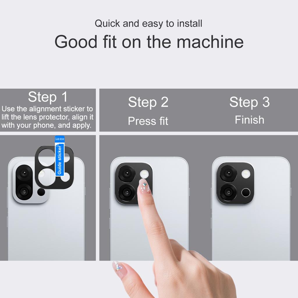 Для OnePlus 13T 5G стеклянная пленка для объектива IMAK Camera Styling Premium Camera Protector