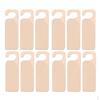 12x Unfinished Wooden Door Plaque DIY Hanging Warning Craft Hangers