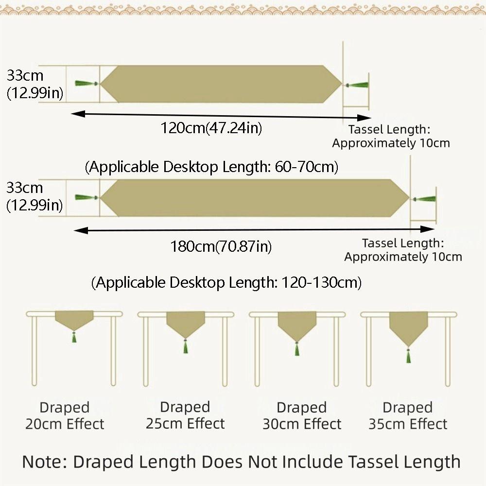 Chinese Style Floral Table Runner Washable Tea Table Cloth Embroidery Bed Flag Hotel Decoration