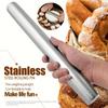 Reusable Stainless Steel Rolling Pin, Silvery Color Washable Dough Roller For Making Dumpling