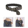 Wide Belt For Women Waist Chain Belt Disc Chain Belly Chain For Dress Western Carvings Belt Carvings Waist Chain