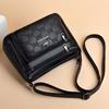 New Chinese and Female Bags, Soft Leather Large-capacity Shoulder Messenger Bags, Mother-in-law and Grandmother Shopping Mobile Phone Bags