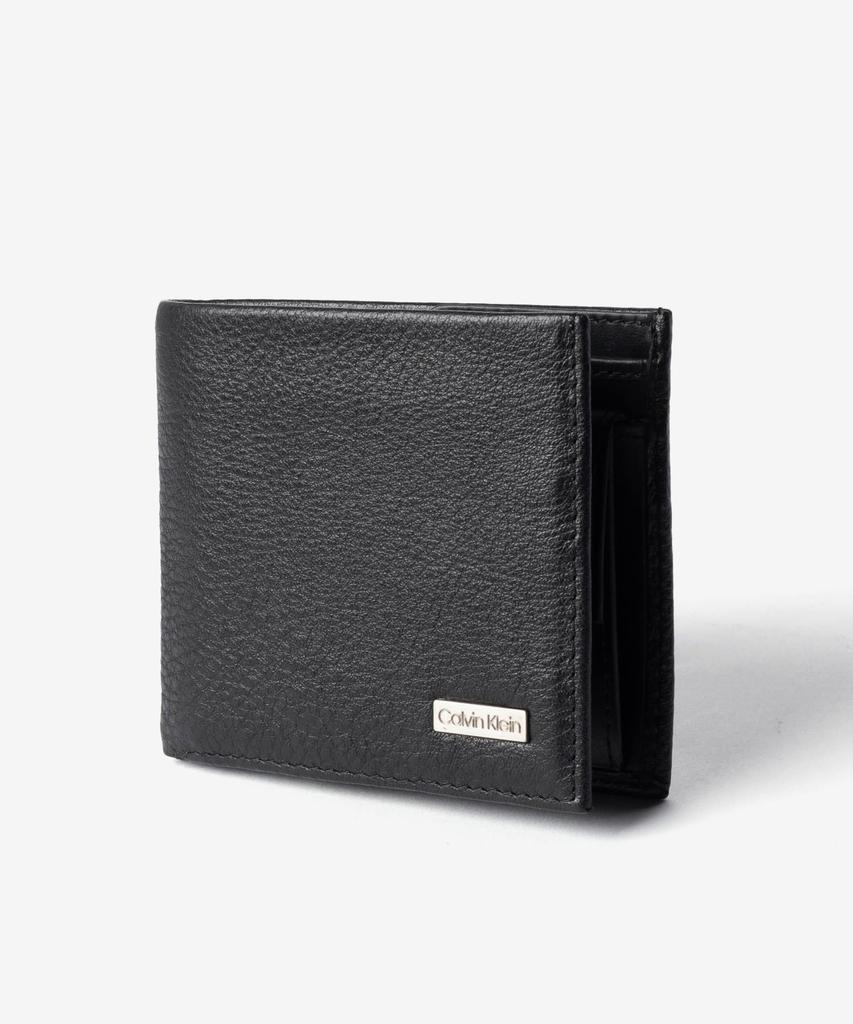 Кошелек 31CK130015 СЛОЖЕНИЕ ВДВОЕ [Calvin Klein] Складной с отделением для монет Мужской ЧЕРНЫЙ/Черный [Б/У]