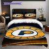 Indiana Pacers Basketball Spirit Bedding(1 * duvet cover + 2 * pillowcase, without core) Bedding set Soft and comfortable Christmas birthday gift