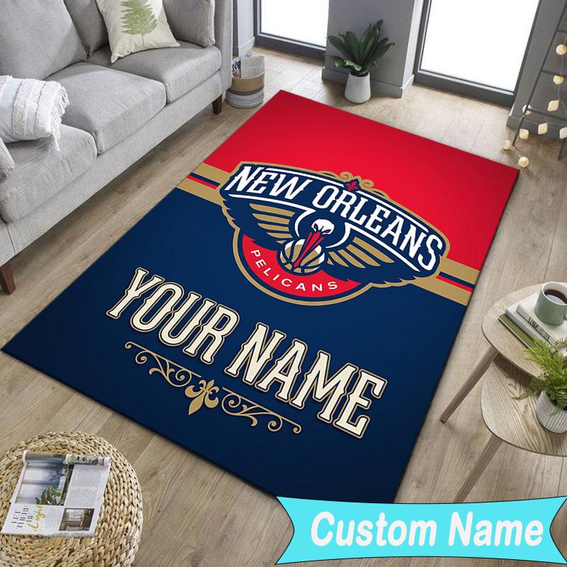 Custom NameNew Orleans Helmet Carpet, Indoor Rug, Chair Rug, Living Rooms, Doormat Made From Polyester Home Decor Birthday Christmas Gifts