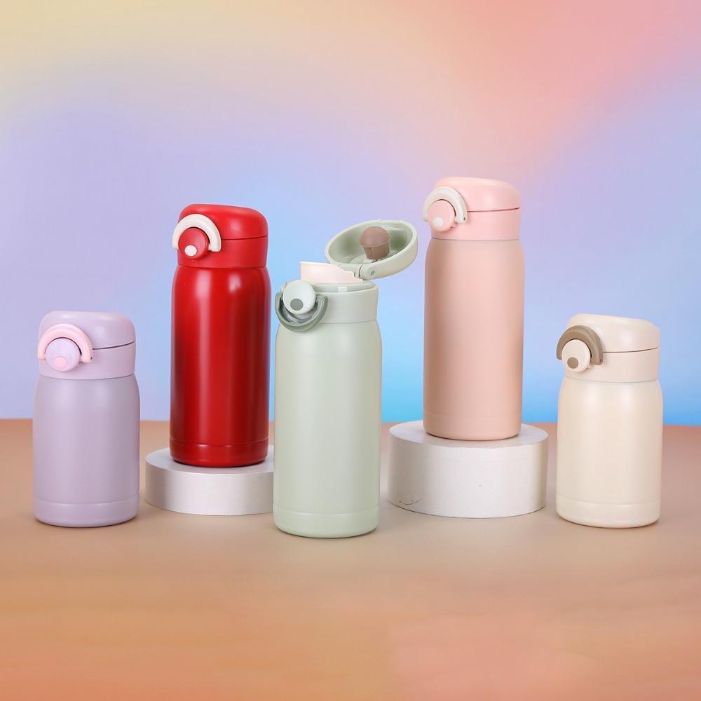 Portable Vacuum Bounce Cup 220ML/350ML Children's Thermal Cups Gifts Pocket Cups