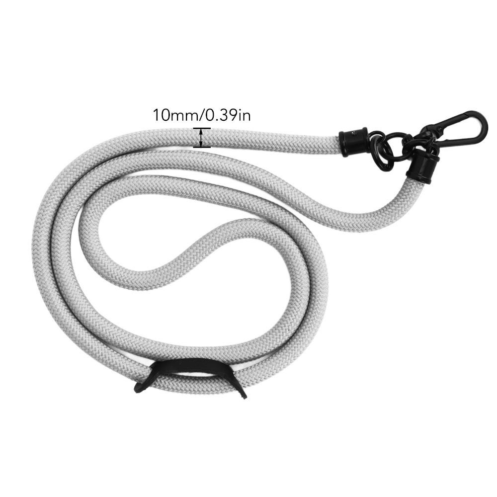 2 Pcs Metal Polyester Cell Phone Lanyard 10MM Neck Lanyard Durable Phone Lanyard  Keychain