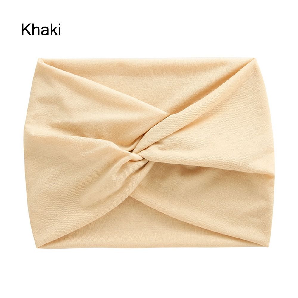 Fashion Twisted Thick Yoga Hair Bands Wide Headbands Head Wraps for Women Turban Workout Headband