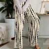 Pajama Pants, Sleepwear, Casual Drawstring Elastic Waist Pants, Comfortable Straight-leg Loose Pants