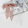Korean Version Lace Scarf Embroidered Flower Sunscreen Shawl Cute Female Headscarf  Summer