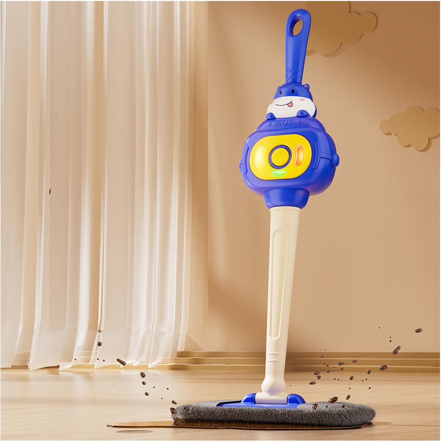 Детская развивающая игрушка швабра имитирует уборку по дому, веселое занятие. Ролевая игра, игрушка для притворной игры, рождественский подарок для мальчиков и девочек