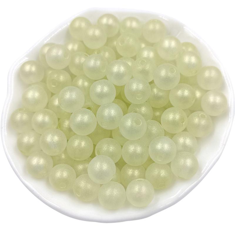 Hanmade DIY Jewelry Accessories Round Beads Exquisite Peandants Fashion Frosted for Bracelet Earring Making Pearlescent Color 30pcs