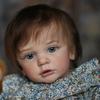 BZDOLL 60 CM Real Touch Finished 3D-Paint Skin Reborn Baby Toddler Doll For Girl Cloth Body Toy Realistic Silicone Princess Alive Bebe
