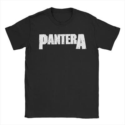 Футболки Panteras мужские из 100% хлопка, модные мужские футболки с круглым воротом, футболки с коротким рукавом, графика