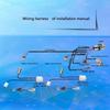 H1 H3 Car hid xenon H7 wire harness 35/55w 9005 9006 HB3 HB4 HID Relay Harness wiring kit motorcycle 12V Headlight