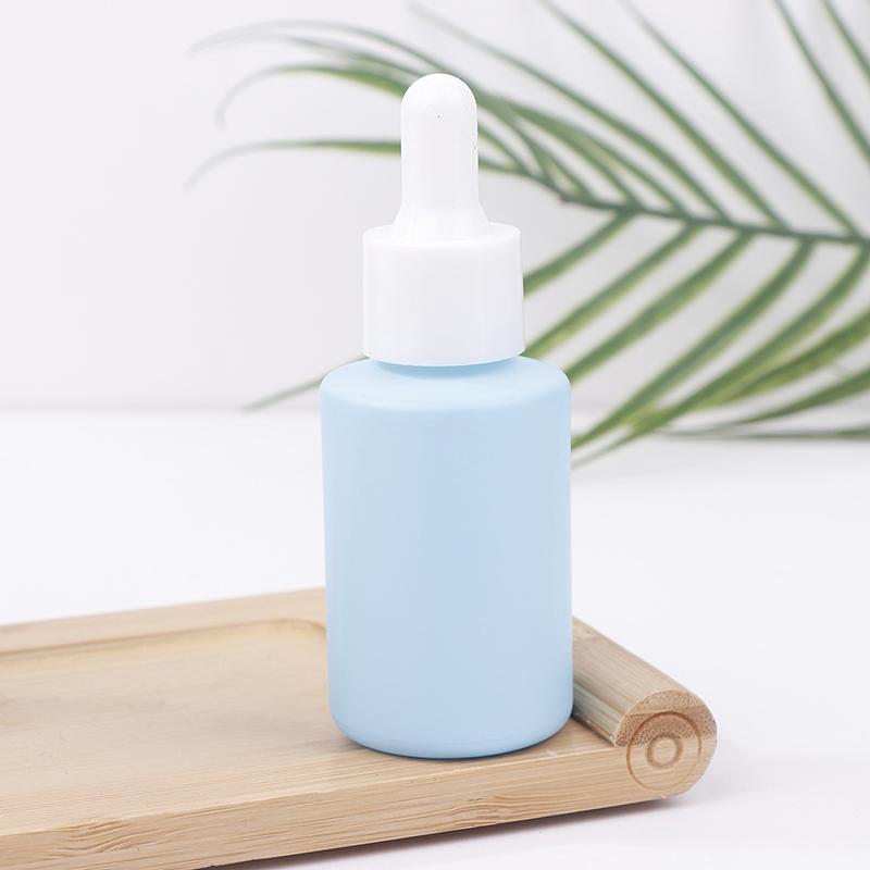 30 мл Макарон Круглые Толстые Стеклянные Флаконы-Капельницы Для Эфирных Масел Эссенции Пипетки Для Капель Для Глаз Колпачок Многоразового Использования