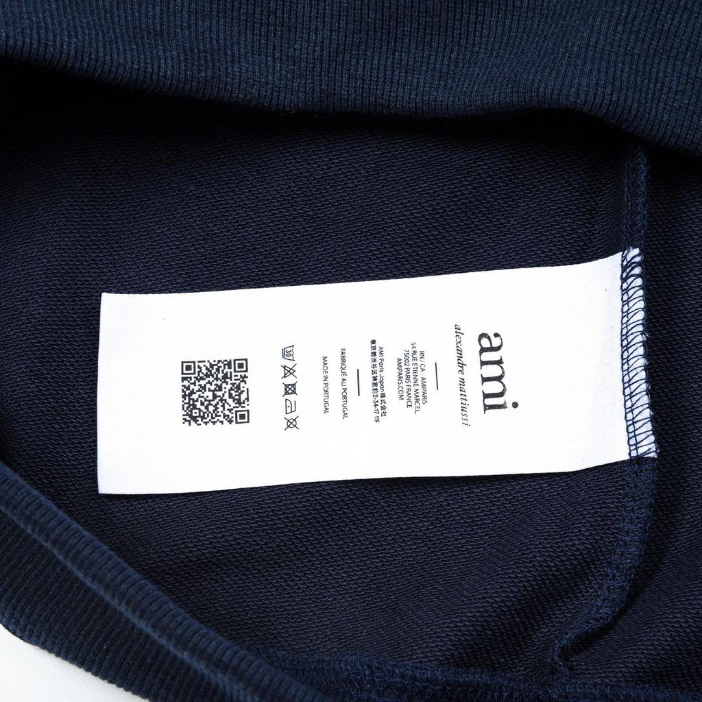 669 AMI Мужская осенне-зимняя новая толстовка на молнии с вышивкой