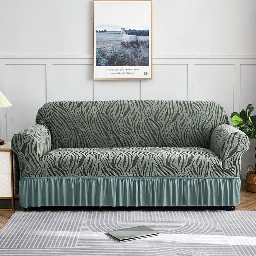 Stretch Fabric Full Cover Sofa Cover Non-slip Design Dustproof Sofa Cover 2/3 Seater Couch