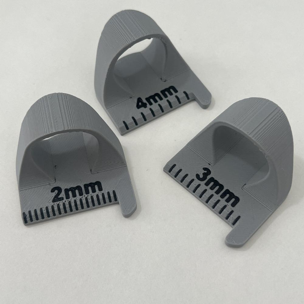 3PCS 3 Sizes Sewing Template Kit Quilting Non-Slip Sewing Needle Gauge Measuring Tool DIY Stitching Guide Tool