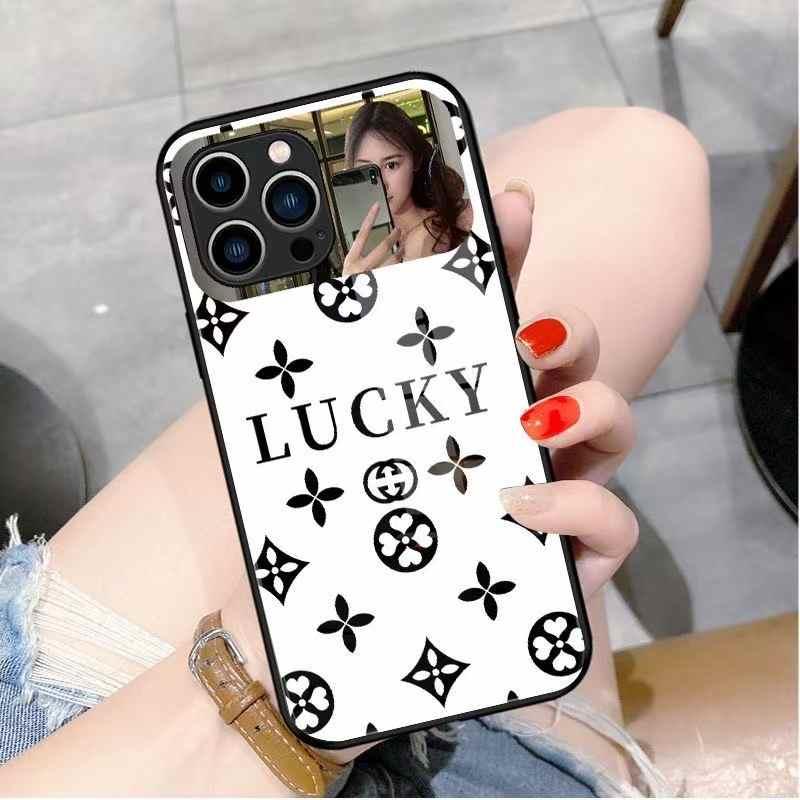 Роскошный модный зеркальный чехол из закаленного стекла для iPhone 16 15 14 13 12 11 Pro Max Plus, противоударный чехол