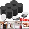 100  Magnetic Dots Self Adhesive Magnet Sheets Flexible Sticky Magnets for Home Office School Magnetic Stickers Circles