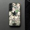 INS Милый Кот Торо Иноуэ Чехол для Телефона Стекло Для Samsung Galaxy S21 S26 S25 S22 S20 S24 S23 Ultra Fe Plus A16 A34 A54 A24 Чехол
