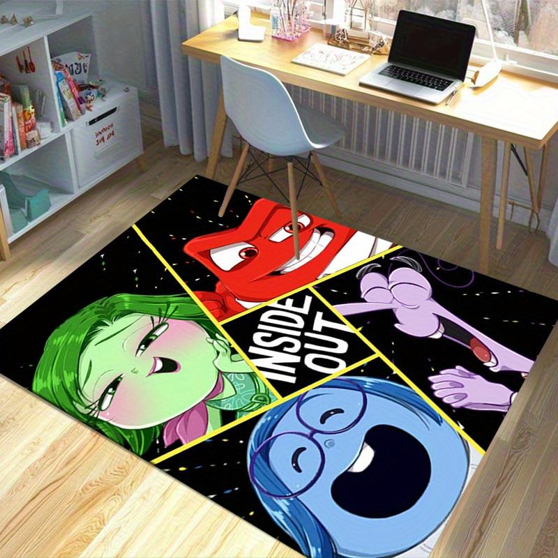 1pc Cute Cartoon Character Rug for Home Office Chair Decoration Outdoor Gift - Inside Out Theme Matz4114