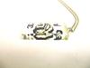 Authentic CHANEL CC Logo Camellia Motif Plastic Plated Silver Chain Necklace #9786  Refurbished