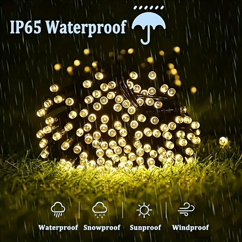 Outdoor Solar String Lights 50/100 LEDs Twinkle Lights with 8 Modes Waterproof Fairy Lights for Christmas Wedding Garden Decor