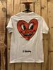 Keith Haring Ripple Junction Red Heart Smile White Shirt Men’s Small Unisex T-Shirt