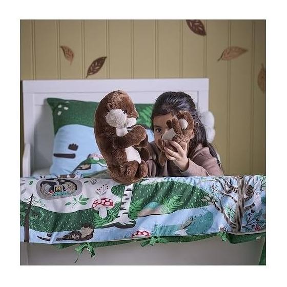 IKEA IKEA Набор из 2 плюшевых игрушек Семья выдр Коричневый Бежевый 45 см m50576900 SKOGSDUVA