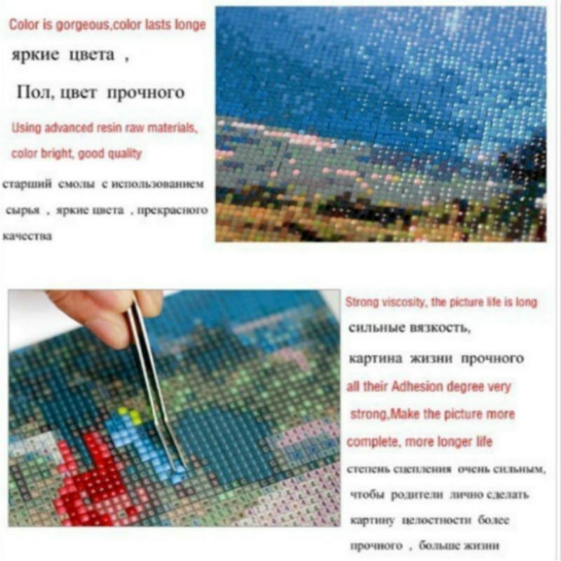 Full 5D Diy Diamond Painting Love At Dusk Embroidery Cross Stitch Home Decor Handmade Gift