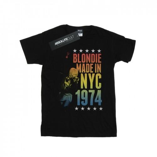 Blondie Womens/Ladies Rainbow NYC Cotton Boyfriend T-Shirt