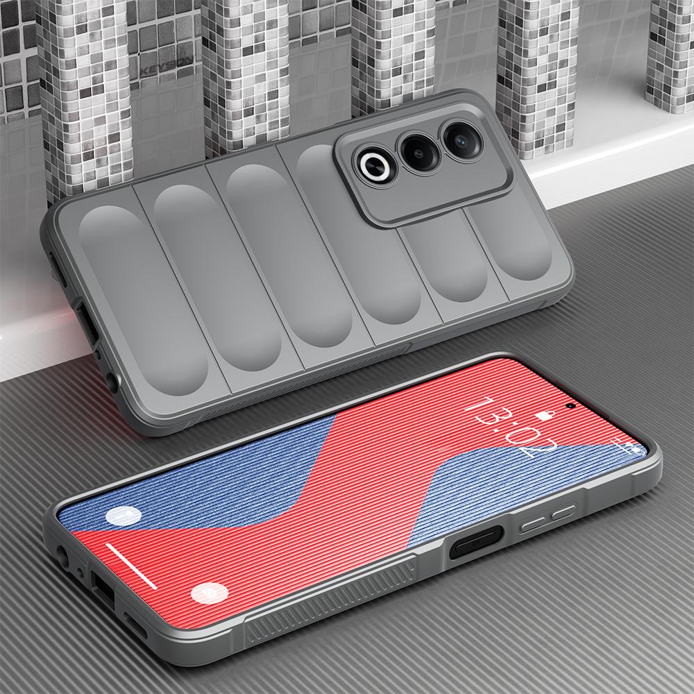 KEYSION Противоударный матовый чехол для OPPO A80 5G Противоскользящая мягкая силиконовая задняя крышка для телефона OPPO A80 5G