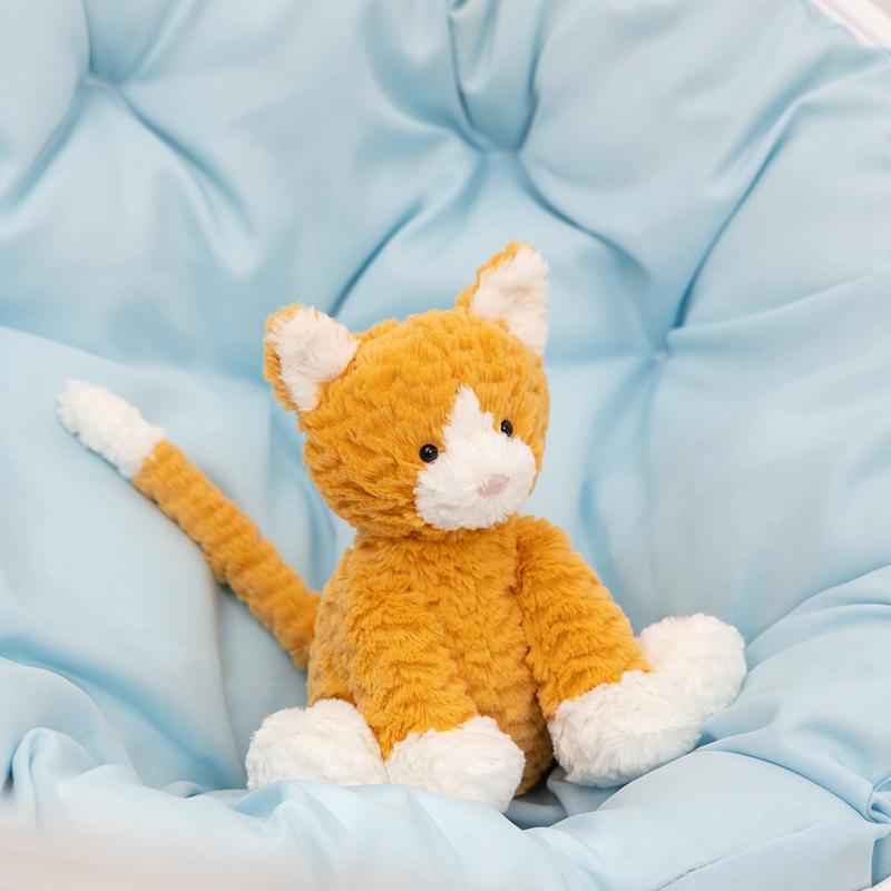 20 см Мультяшная Милая Кукла-Подушка Плюшевая Животное Слон Лиса Кошка Собака Плюшевая Игрушка Домашний Декор Успокаивающий Подарок Для Детей