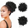 Синтетические короткие беспорядочные волосы в пучках, эластичный шнурок, свободные большие вьющиеся волосы, наращивание хвоста, парик для женщин, одежда для косплея