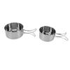 1Set Rustless Steel Food Eating Utensils Outdoor Cookware Set  Restaurant Catering