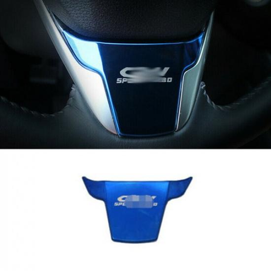 For Honda CR-V CRV 2017-2022 Blue Inner Steering Wheel Decorative Cover Trim