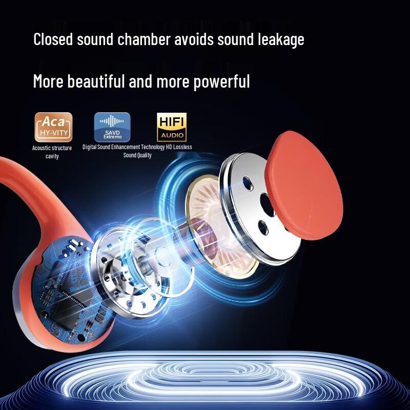 Спортивные наушники Yardworld X7 IPX8 с костной проводимостью и MP3-плеером